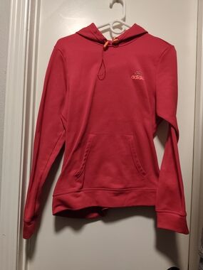 adidas Originals Coral Pink Hoodie with Kangaroo Pocket